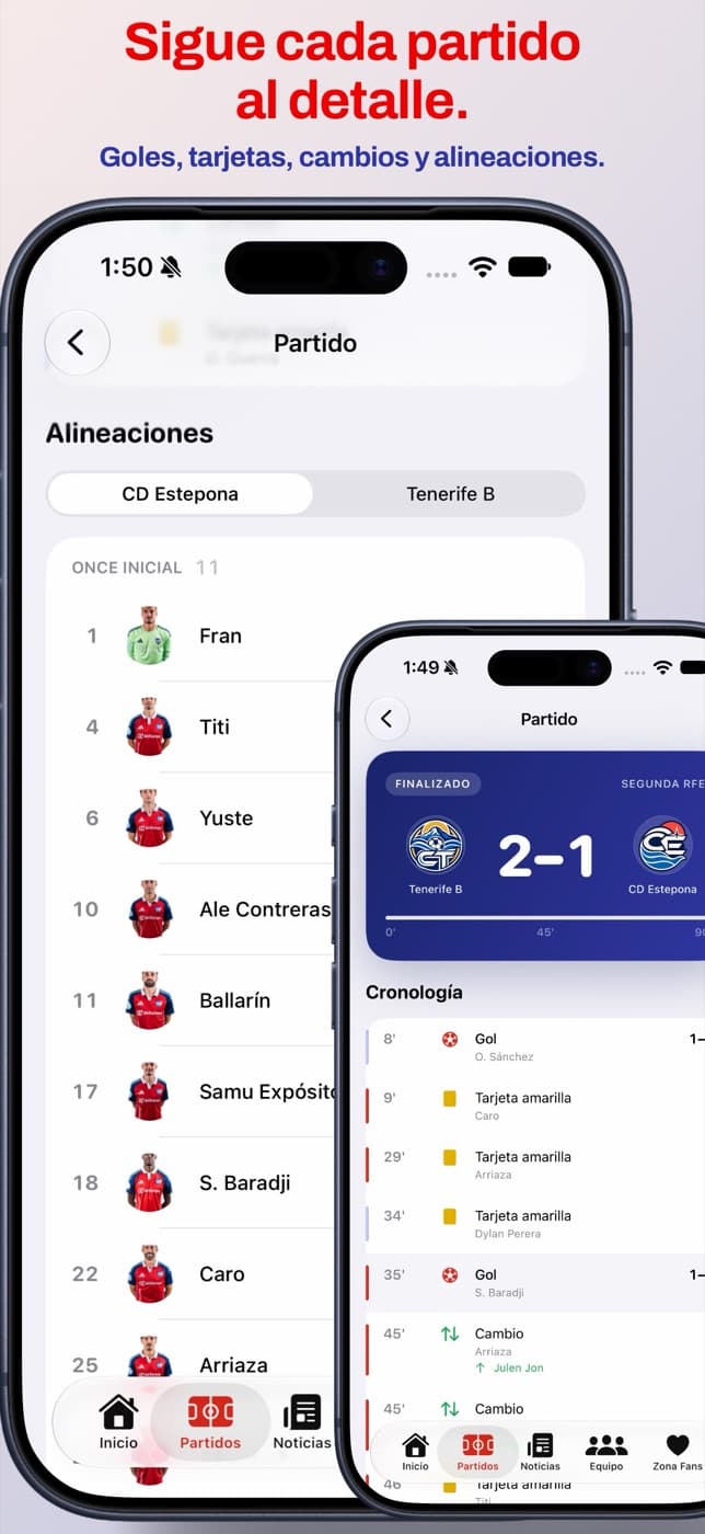 iOS · Match Centre