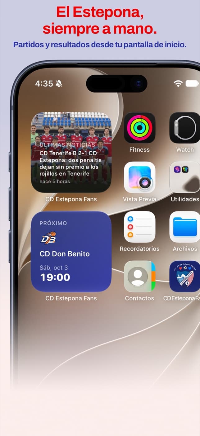 iOS · Home Screen widgets